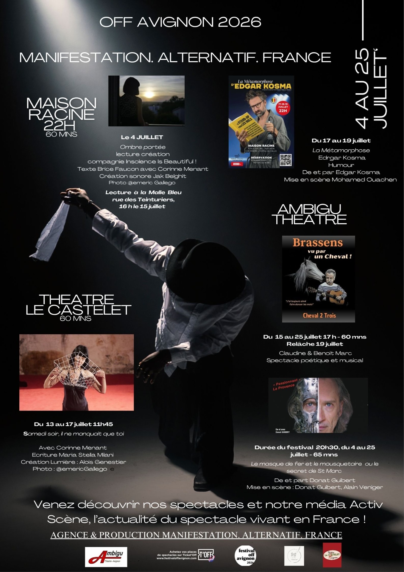 Affiche OFF Avignon 2026
