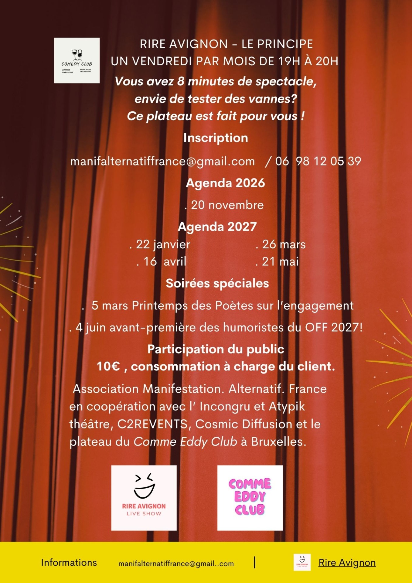 Une série de Comedy Club à thèmes